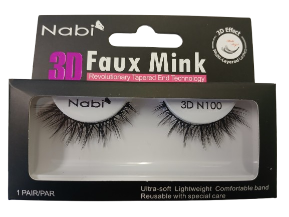 3D N100 - Nabi 3D Faux Mink Eyelash