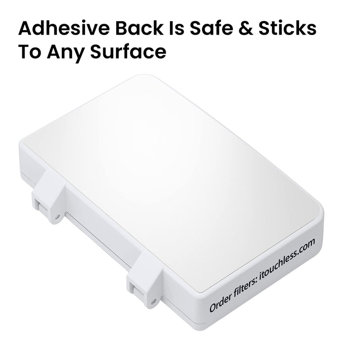 iTouchless 2 Pack Stick on Odor Filters for Refrigerator or Trash Can sticks to any surface