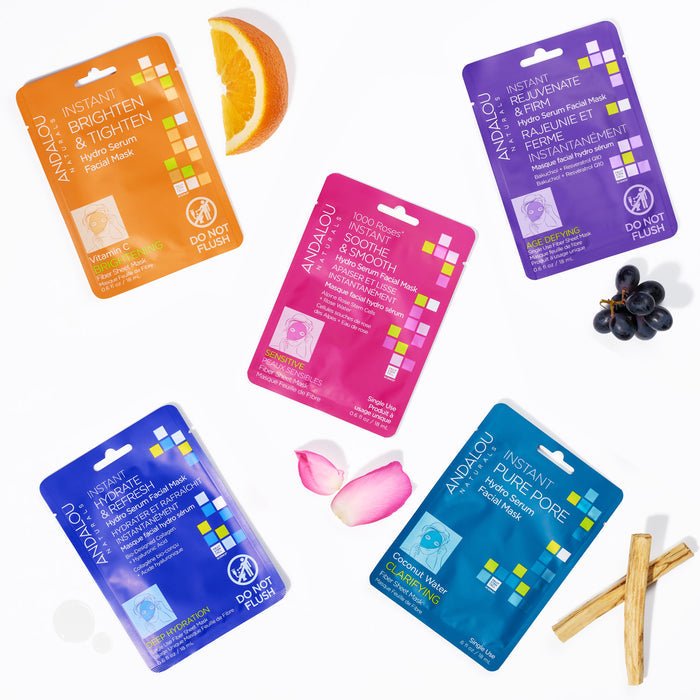 Age Defying Instant Rejuvenate & Firm Sheet Mask - Andalou Naturals US