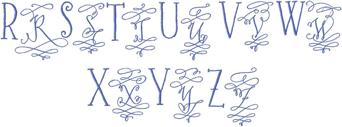 AMELIA MONOGRAM FONT