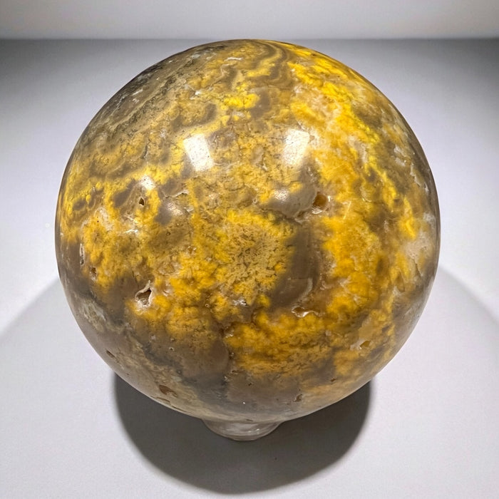 Bumblebee Jasper Sphere 2.5 Inch, 376g | Indonesian Crystal for Energy & Transformation – Raven’s Cauldron