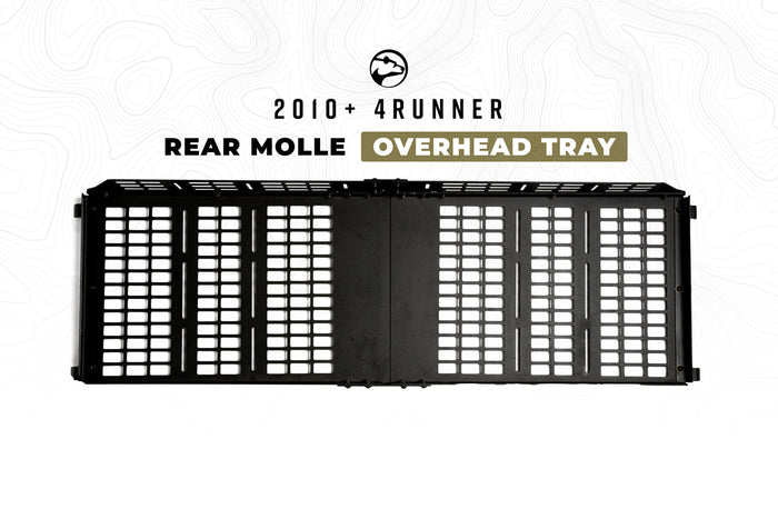 Cali Raised Rear Molle Overhead Tray For 4Runner (2010-2024)