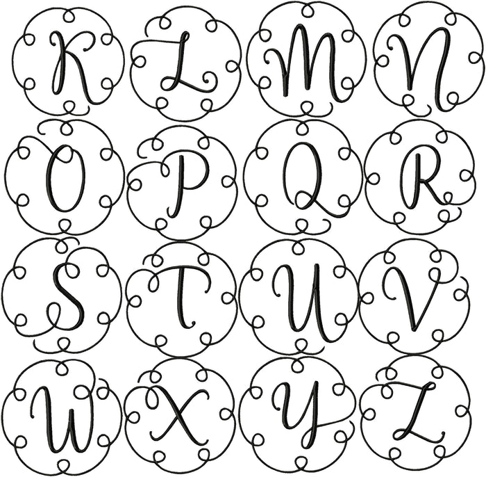 CAMEO MONOGRAM FONT