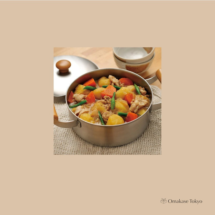 Chitose Two-Handled Soup Pot with Lid - 2.8L
