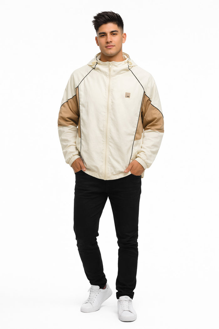 Cortaviento Deportivo Index Beige
