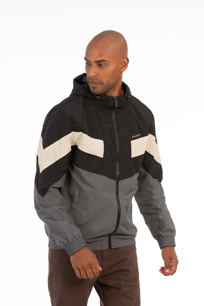 Cortaviento Deportivo Label Negro