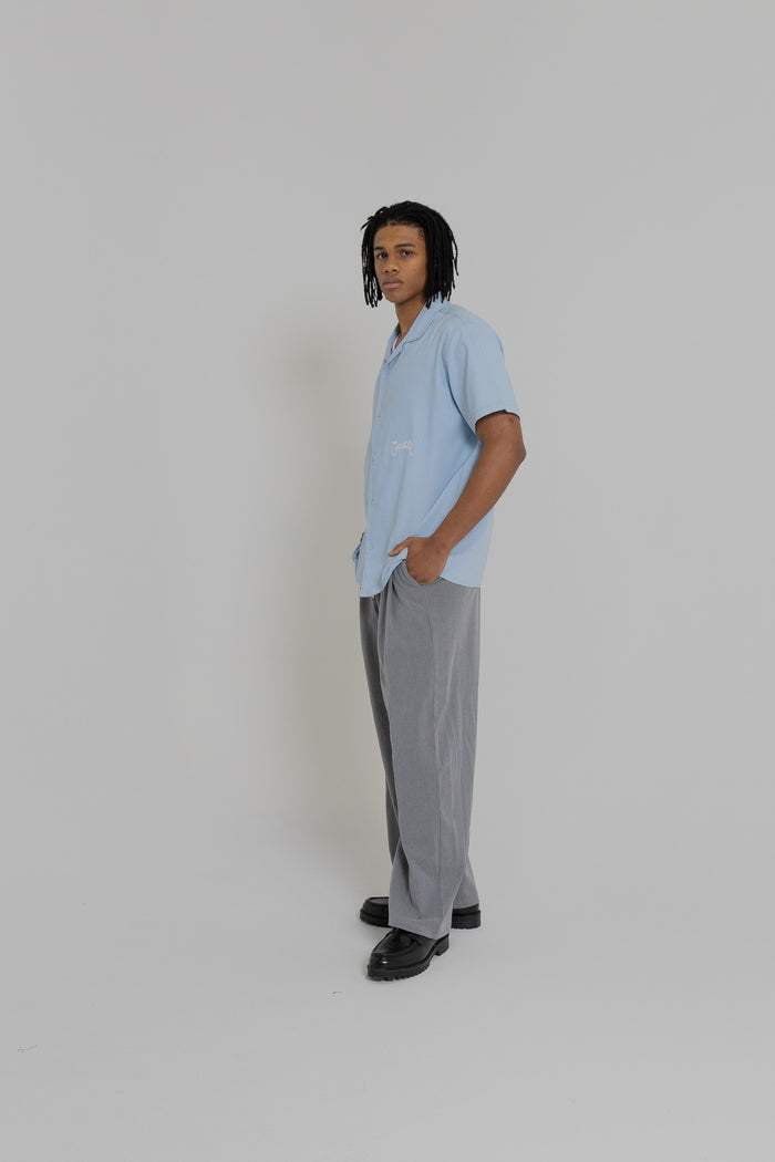 Crate Script Cuban Collar SS Shirt