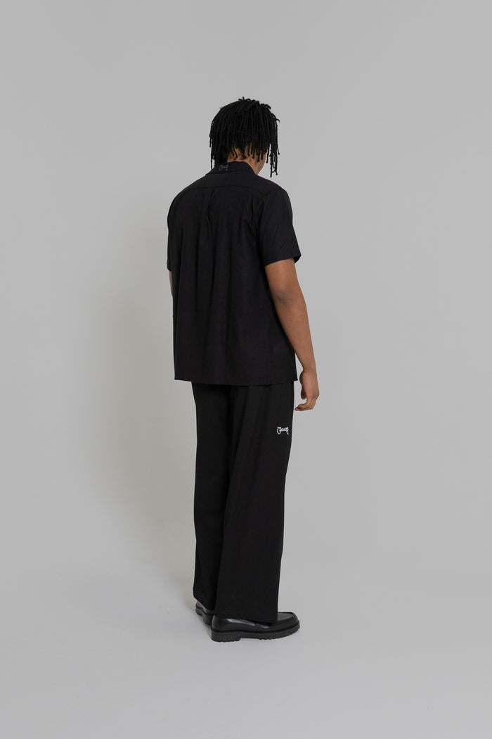 Crate Script Cuban Collar SS Shirt