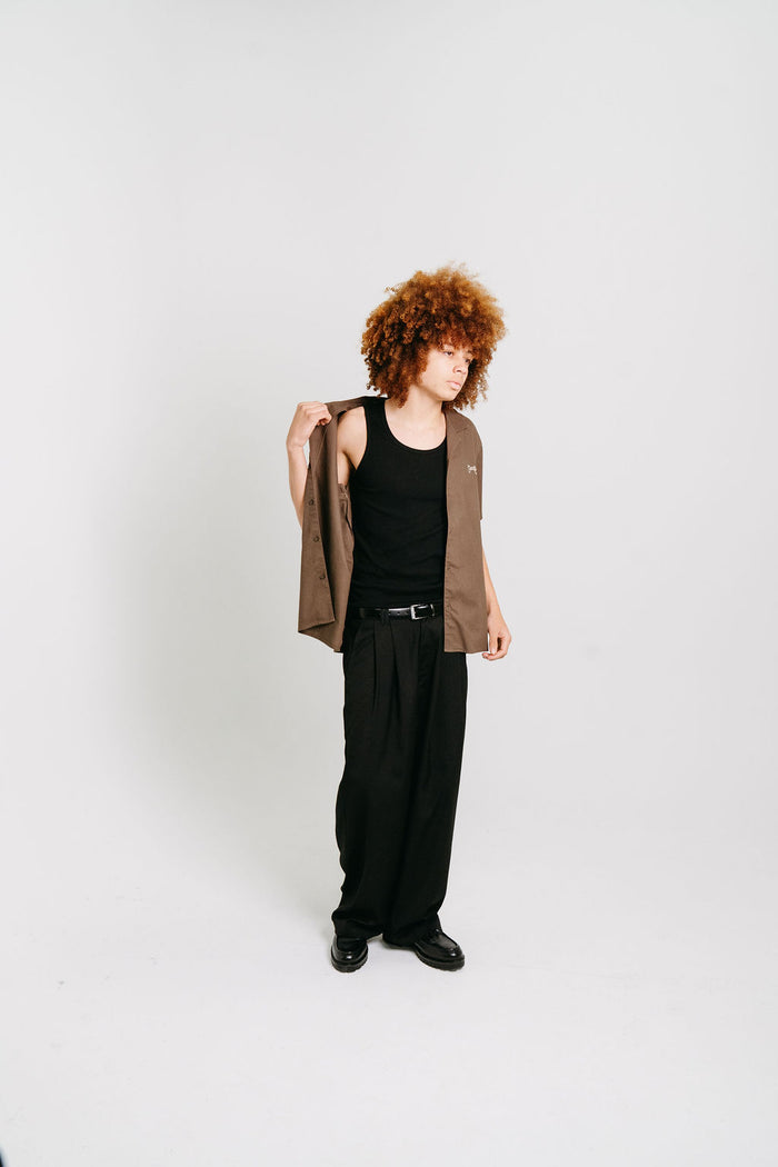 CRATE SCRIPT CUBAN COLLAR SS SHIRT