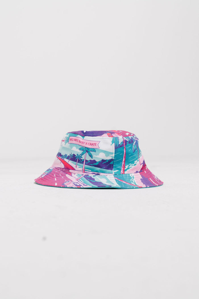 CRATE X RICE RICE BABY REVERSIBLE BUCKET HAT