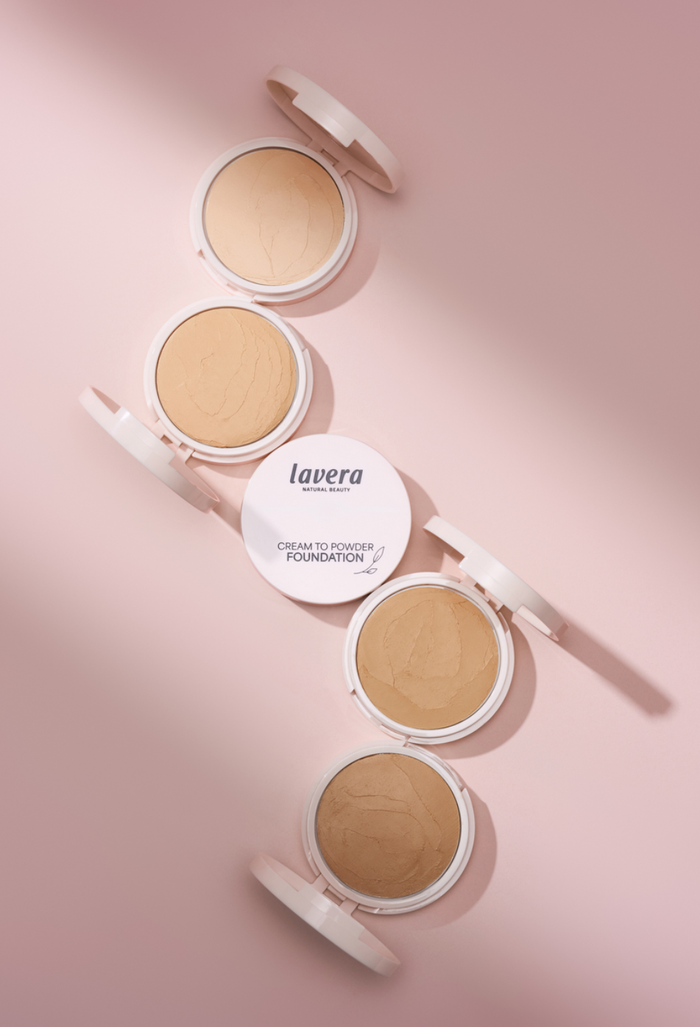 lavera Cream to Powder Foundation -Light 1.0-