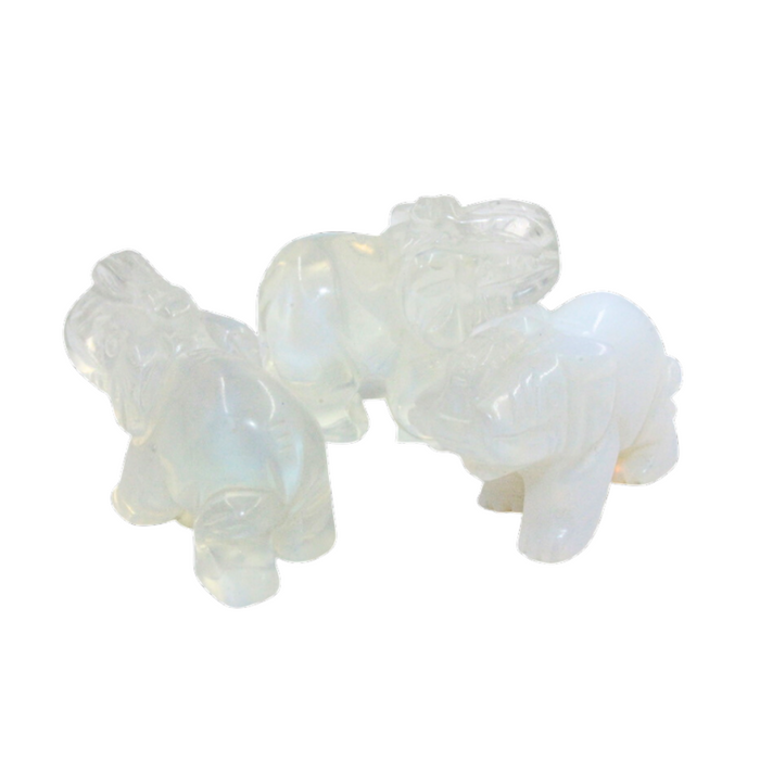 Crystal Elephant - Clear Quartz Large