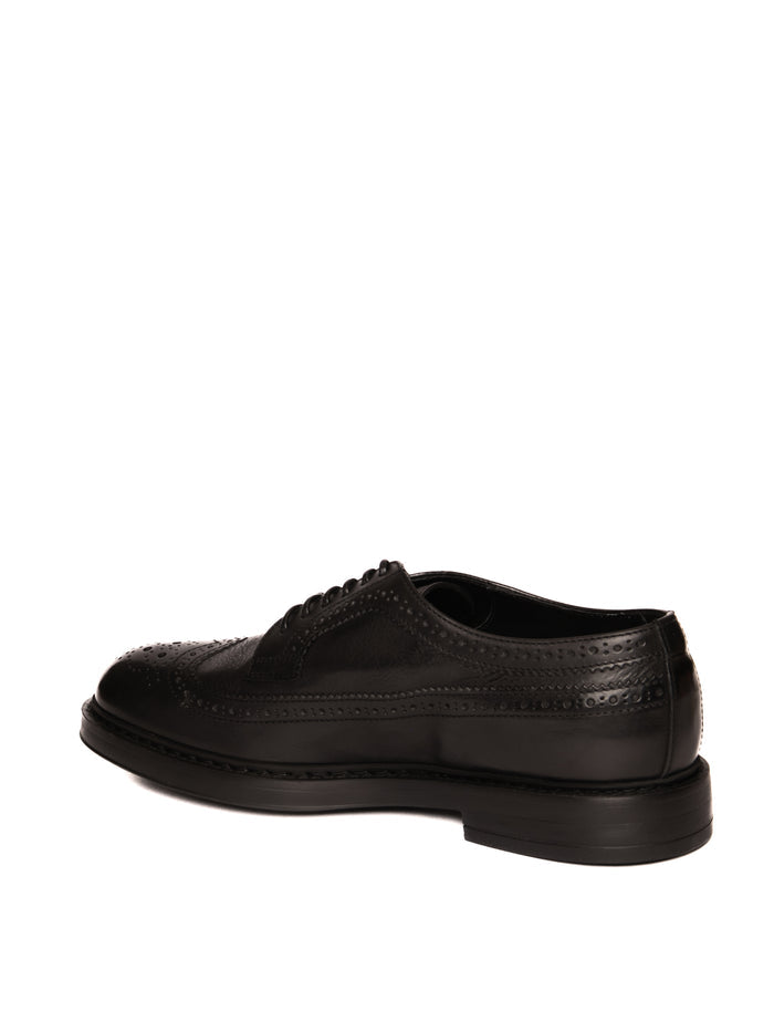 DOUCAL'S derby in pelle nero <BR/> 2523 TRIUMPH-NERO