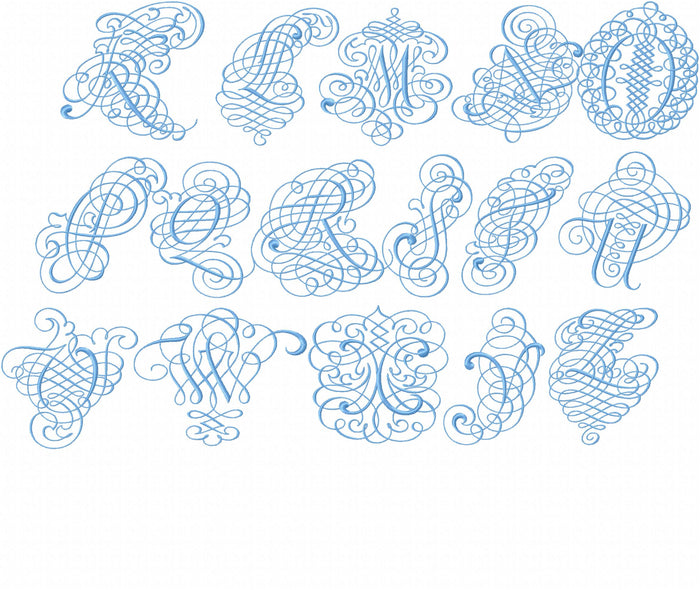 ELIZABETH CALLIGRAPHY II MONOGRAM FONT