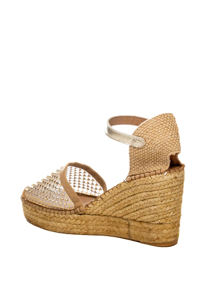 VIDORRETA espadrilles rejilla cristal crudo 122 REJILLA CRISTAL-CRUDO