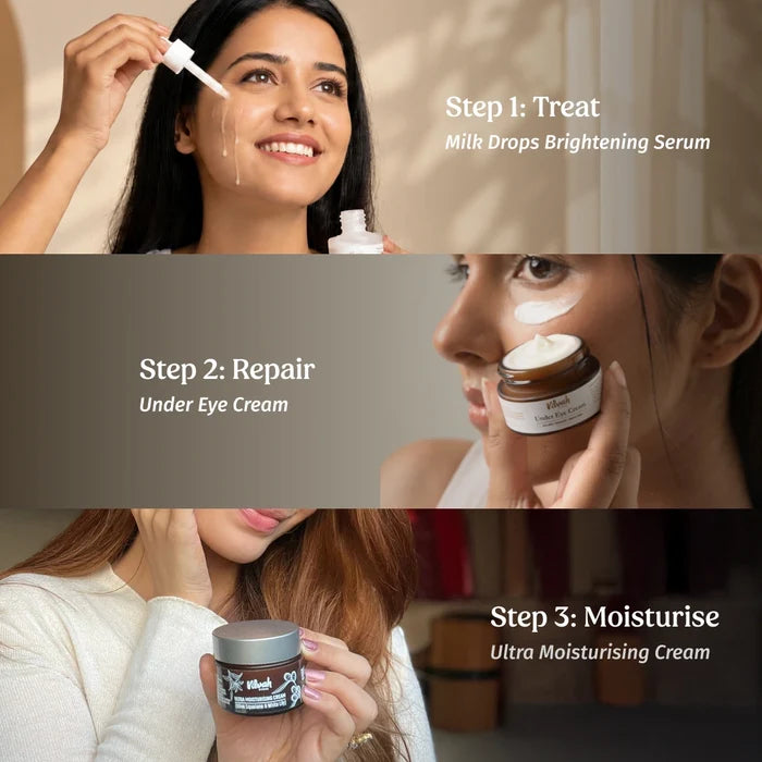 Perfect routine to treat, repair, and moisturise with Vilvah Face Lift Combo