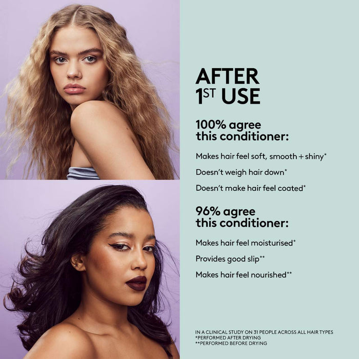 Fenty Beauty The Rich One Moisture Repair Conditioner for fine to medium hair, 10oz, shown in a sleek container.
