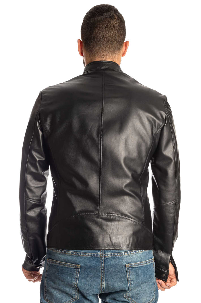 PK BY PASKAL giubbino nappa nero 767 NAPPA-NERO