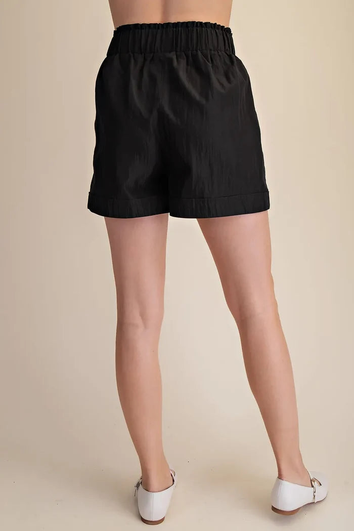 Glam High Waist Elastic Shorts