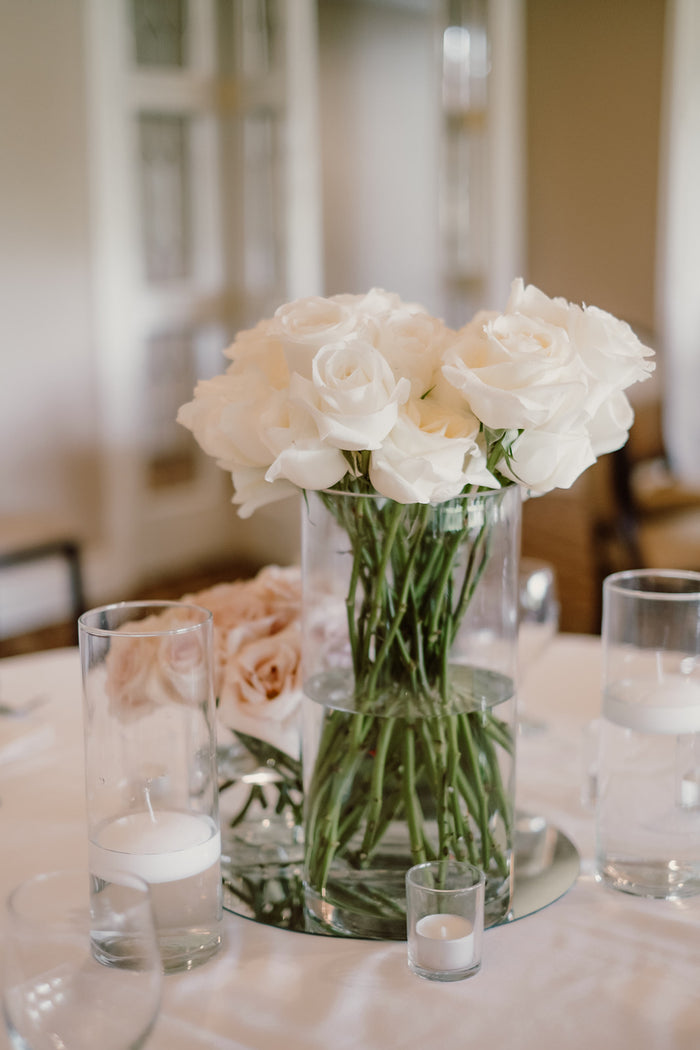 Gleaming White and Blush Kansas Wedding