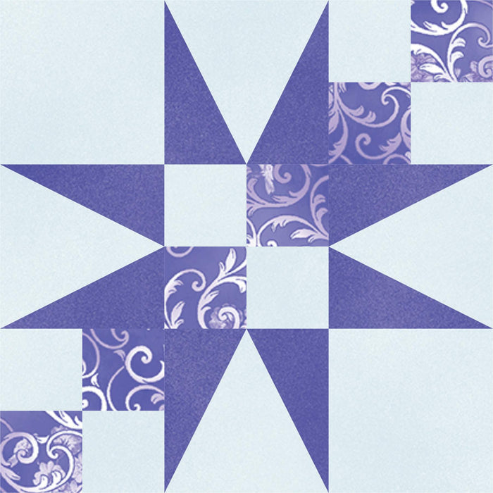 Glowing Flower Path Pattern # 608