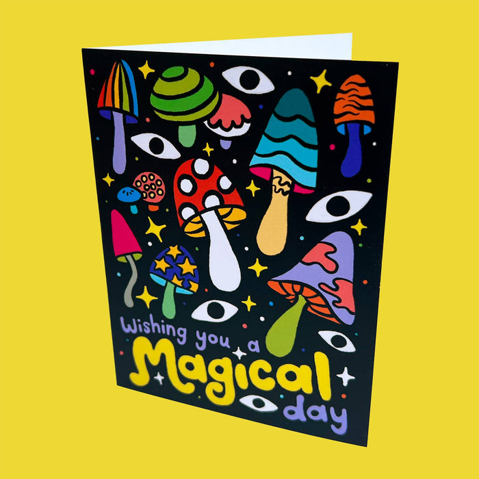 Greeting Card - Magical Day Mushrooms