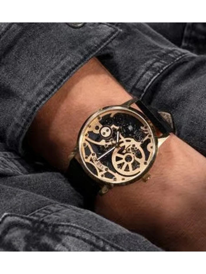 Guess Gadget Round Analog Watch - GW0570G1