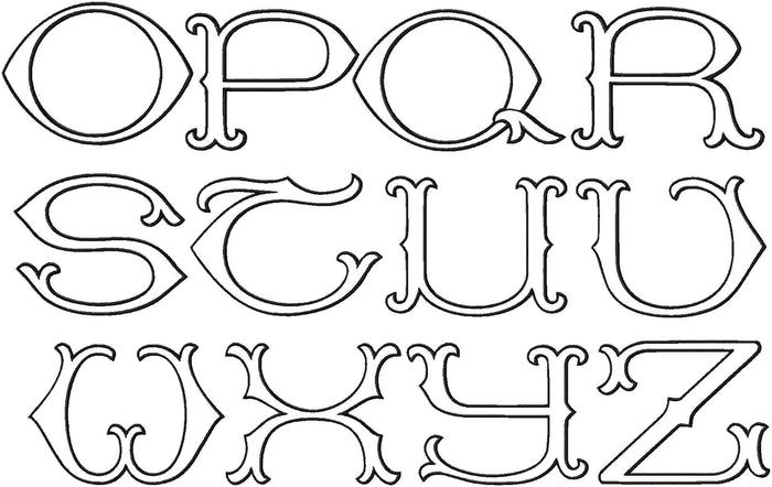 Heirloom Monogram Font