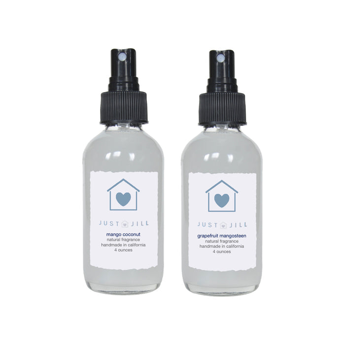 Just Jill Mango Coconut and Grapefruit & Mangosteen Room Sprays (2 Pack)