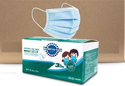 Kids 3-Ply Disposable Face Masks | Sized for Ages 2-12 | 50 Pack
