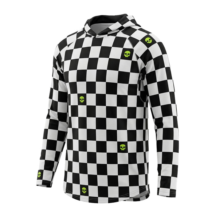 LIGHTWEIGHT UV HOODIE - CHECKERED