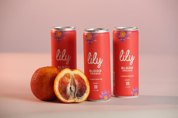 Lily - Blue Lotus Seltzer - Blood Orange