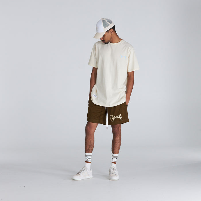 Men's Scripted Mesh Shorts