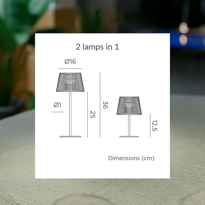Okinawa Table Solar Powered Lamp