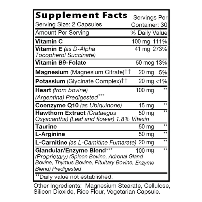 Opti Heart 60 ct by Optimal Health Systems