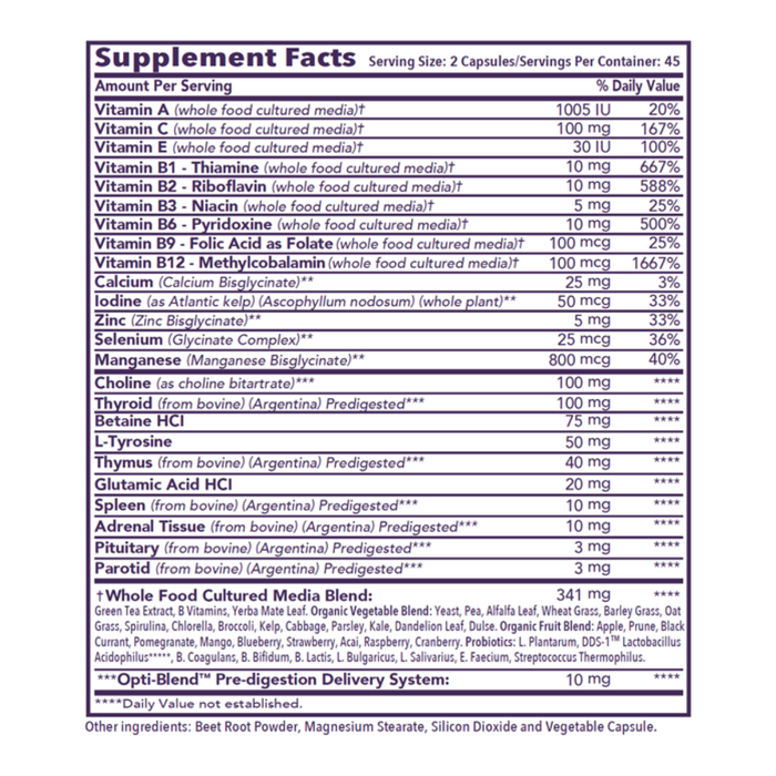 Opti Thyroid 90 ct by Optimal Health Systems