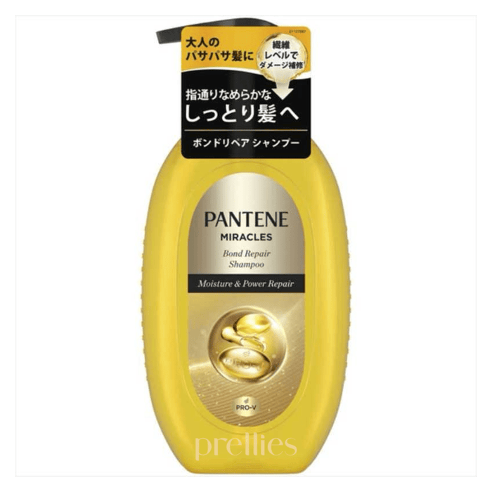 P&G Pantene Miracles Bond Repair Shampoo - Moisture & Power Repair (For Damaged Hair) 440g (Gold)