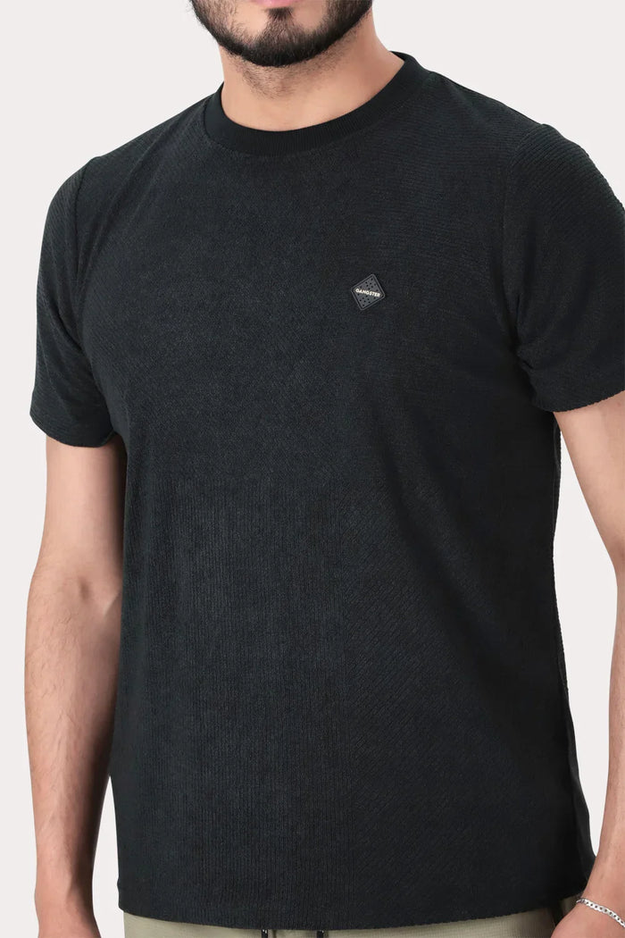 Polera Mc Jaquard Coney Negro - Gangster