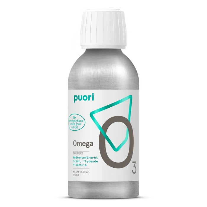 Puori - O3L - Flydende Fiskeolie - 150 ml.