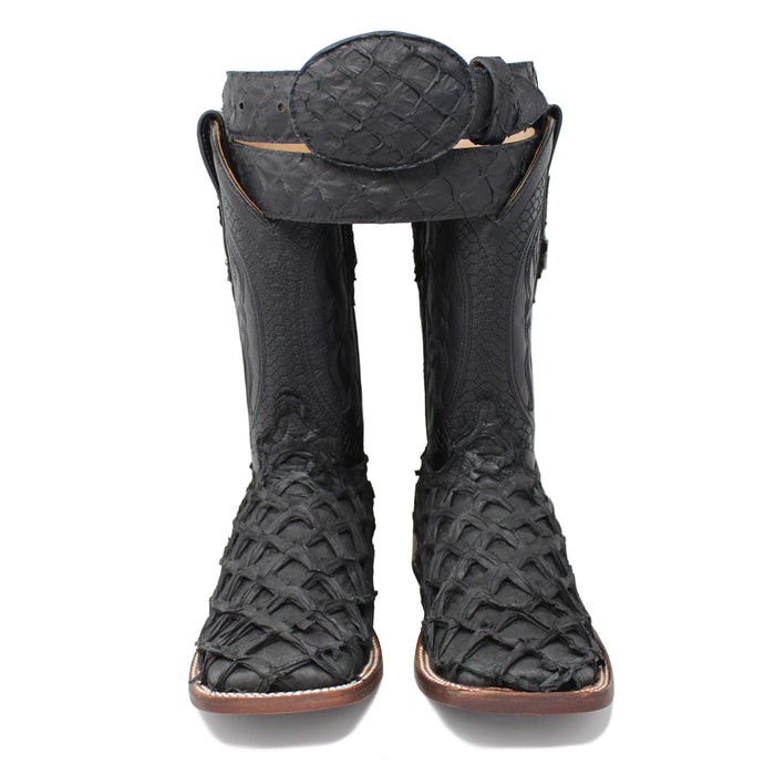 Ranchers Black Pirarucu Belt