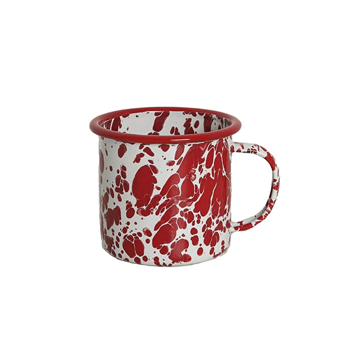 Red Enamel Mug