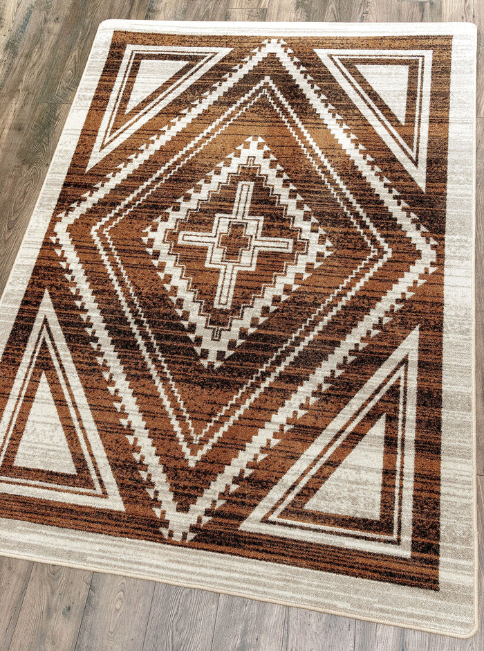 Image of an area rug, Rim Shot - Earthen