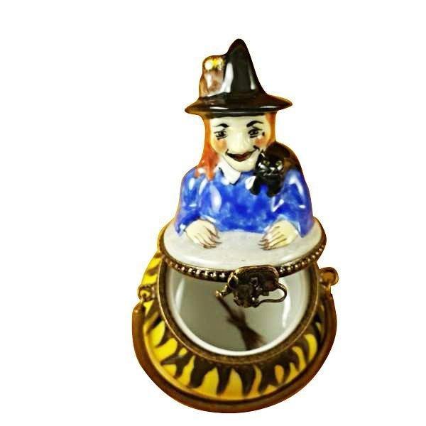 Witch in a Pot limoges box Porcelain Limoges French Trinket Box