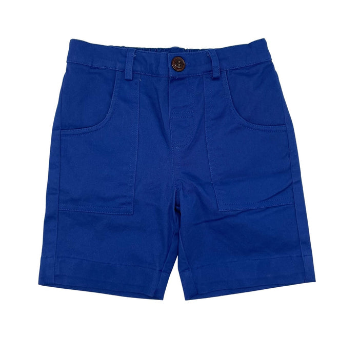 shorts solid - royal blue