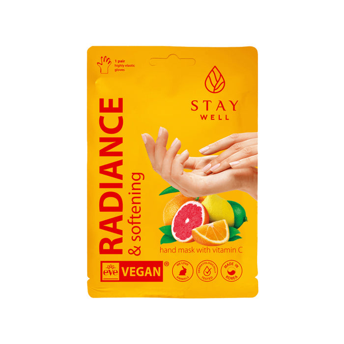 STAY Well minkštinanti rankų kaukė su C vitaminų kompleksu