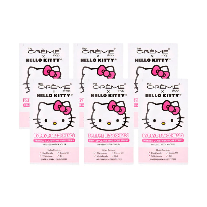 The Creme Shop Hello Kitty Bye Bye Blackheads Pore Strips 6pcs