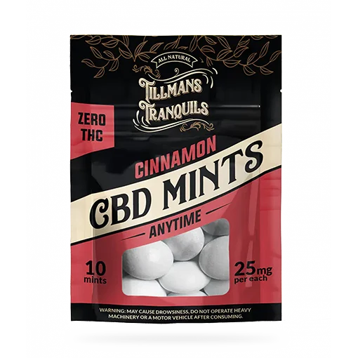 Tillmans Tranquils - CBD Mints 25mg - 10ct