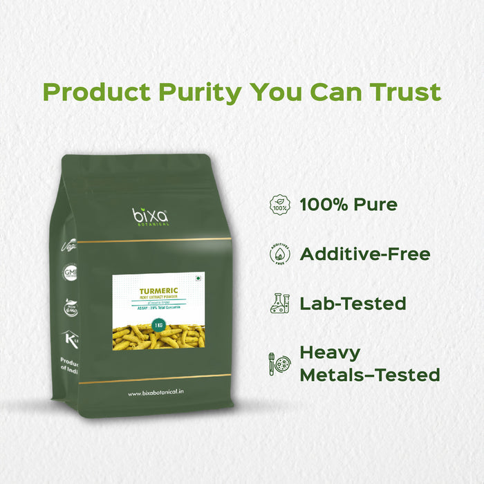 Turmeric / Haldi (Curcuma longa) dry Extract - 20% Total Curcumin by HPLC