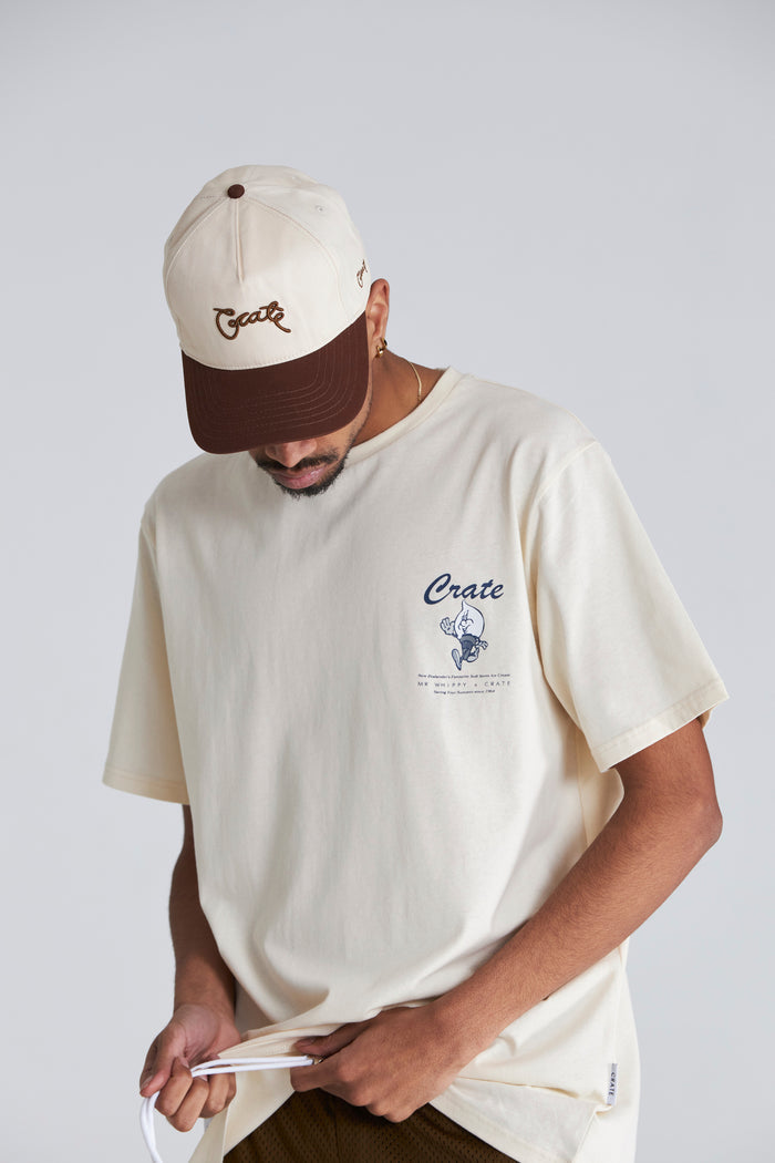 TWO TONED SCRIPTED SNAP BACK HAT