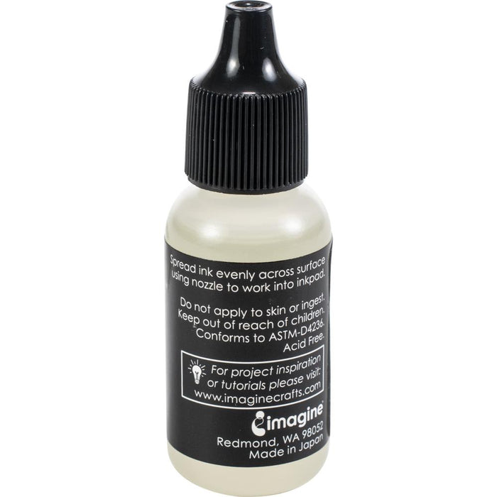VersaMark - Watermark Ink Refill .5oz - Clear. For re-inking a VersaMark Watermark stamp pad (not included). This package contains 0.5fl oz of clear VersaMark ink. Conforms to ASTM D4236 and F963-96a. Imported. Available at Embellish Away located in Bowmanville Ontario Canada.
